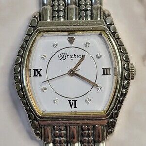 Brighton Berne silver plated watch Pebble Collection STYLE W10330